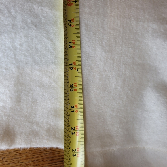 Curated by Instant Message Sweater Womens Size XL Ivory Fall Winter Vneck - Picture 9 of 9